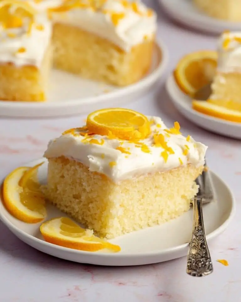 Lemon Sheet Cake with Cream Cheese Lemon Frosting Recipe
