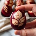 Naturally Dyed Easter Eggs with Herbal Imprints Recipe