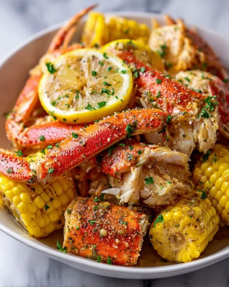 Baked Crab Legs in Garlic Butter Sauce Recipe