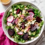 Roasted Beet Salad with Goat Cheese & Pistachios Recipe
