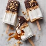Snickers-Inspired Coconut Cashew Ice Cream Bars Recipe