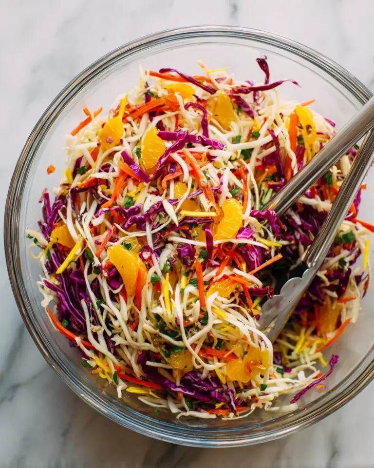 Chinese Cabbage Salad with Sesame Dressing Recipe