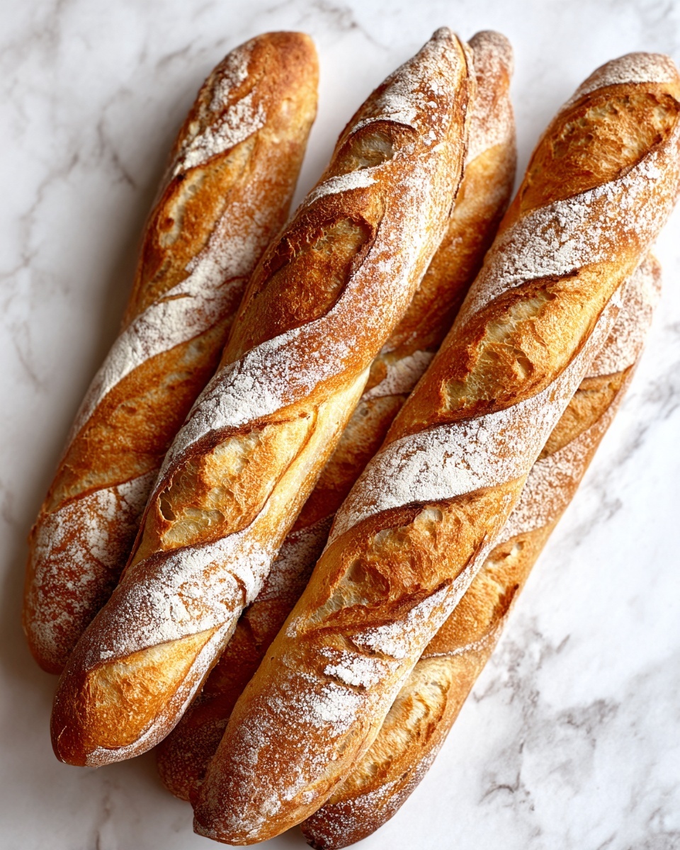 Classic Crusty French Baguettes Recipe