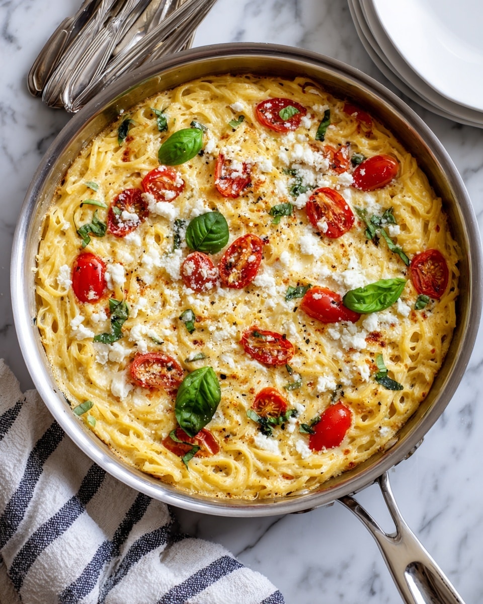Leftover Pasta Frittata Recipe