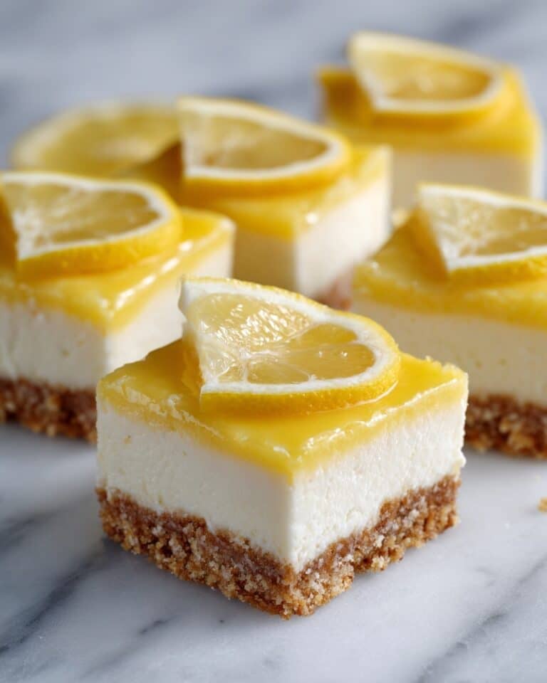 Lemon Cheesecake Bars Recipe