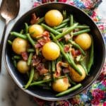 Instant Pot Green Beans with Potatoes and Bacon Recipe