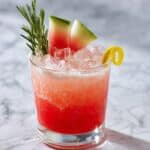 Watermelon Cocktails with Fresh Rosemary and Lemon Recipe