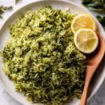 Instant Pot Spinach Rice (Palak Pulao) Recipe