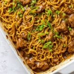 Baked Honey Garlic Chicken Noodles (Gluten Free) Recipe