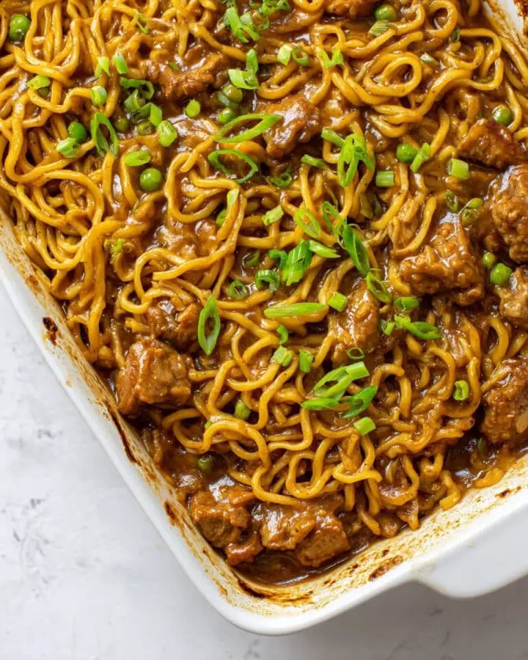 Baked Honey Garlic Chicken Noodles (Gluten Free) Recipe