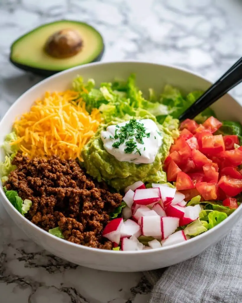 Keto Taco Salad Recipe