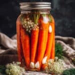 Quick Pickled Carrots with Dill and Garlic Recipe