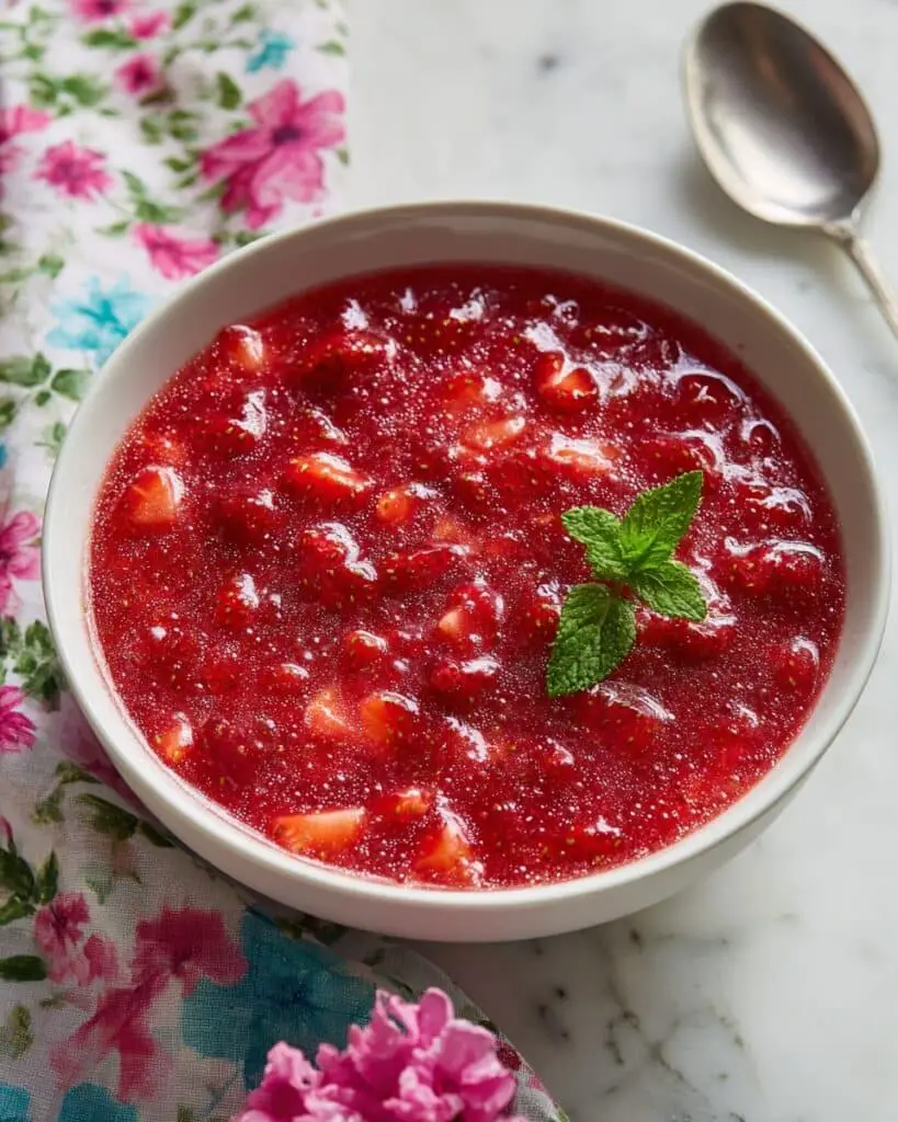 Strawberry Rhubarb Compote Recipe