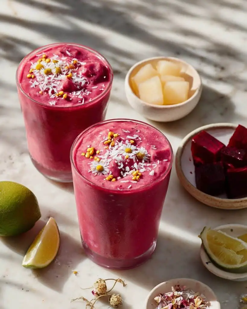 Pineapple Beet Smoothie (No Banana) Recipe
