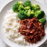 Slow Cooker Honey Garlic BBQ Chicken Thighs Recipe