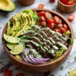 Steak Fajita Salad with Creamy Cilantro Lime Dressing Recipe