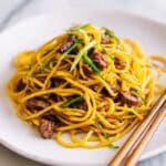 Korean Ground Beef Noodles Recipe
