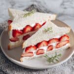 Strawberry Sando (Japanese Fruit Sandwich) Recipe
