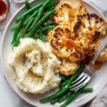 Cauliflower Steak with Smoked Paprika and Garlic Recipe