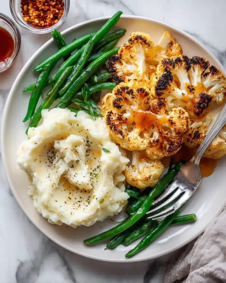 Cauliflower Steak with Smoked Paprika and Garlic Recipe