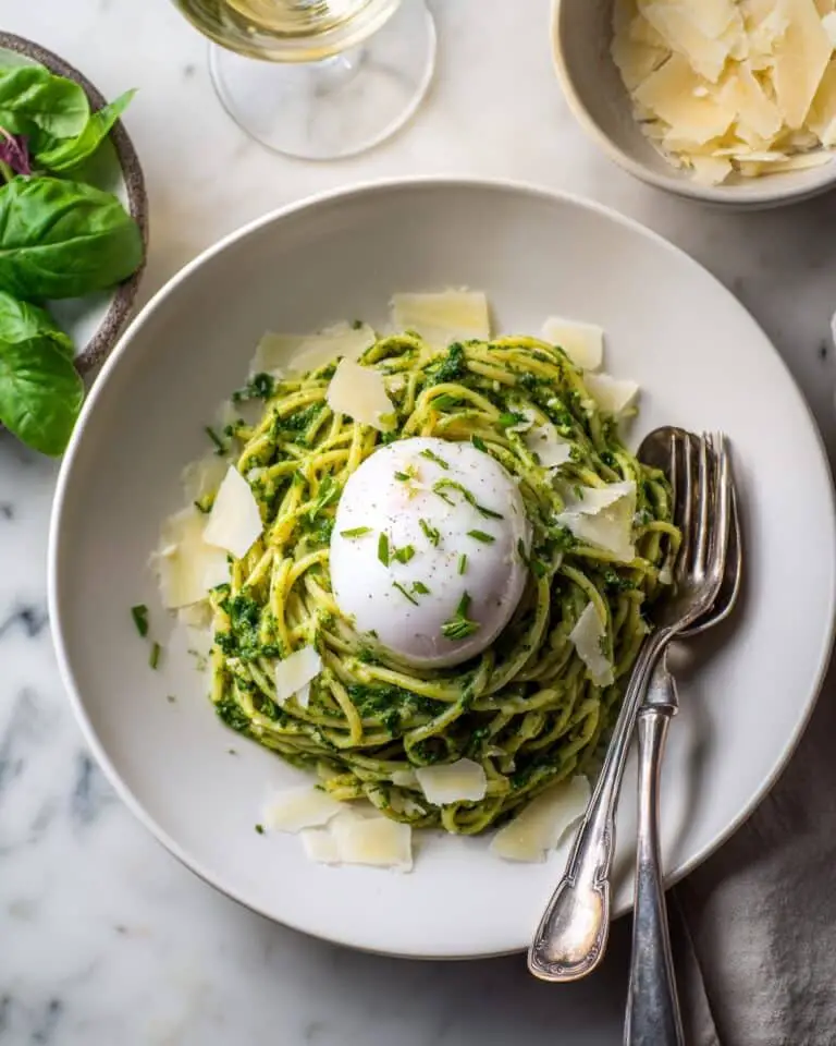 Tallarines Verdes: Peruvian Pasta with Pesto and Huacatay Recipe