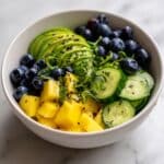 Mango Cucumber Salad with Blueberries and Avocado Recipe