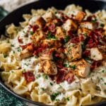 Lighter Chicken Bacon Ranch Pasta Recipe