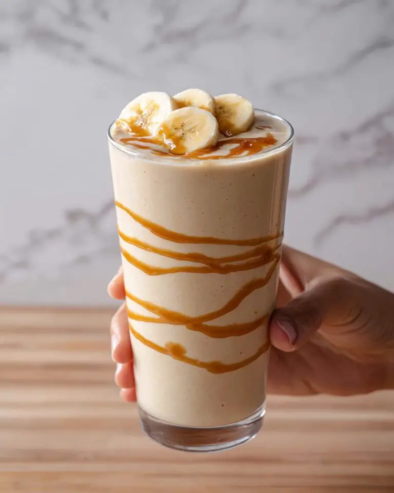 Creamy Peanut Butter Banana Smoothie Recipe