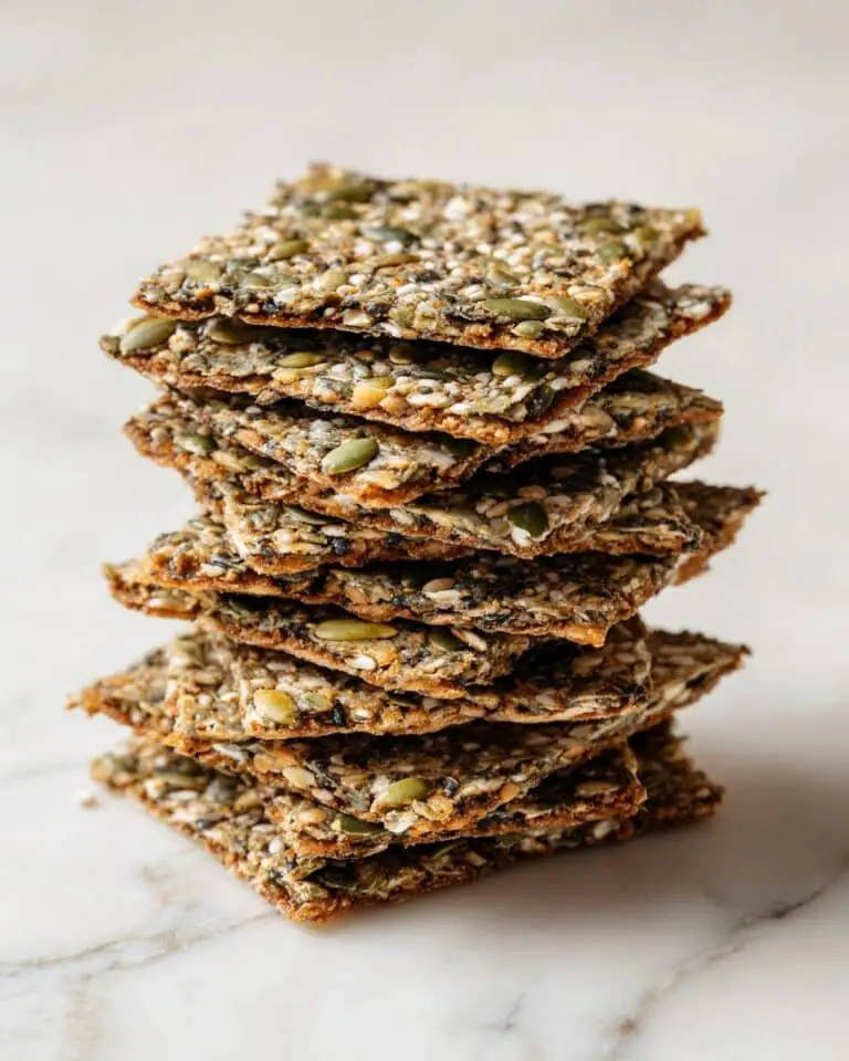 Gluten-Free Seed Crackers (Norwegian Crispbread) Recipe