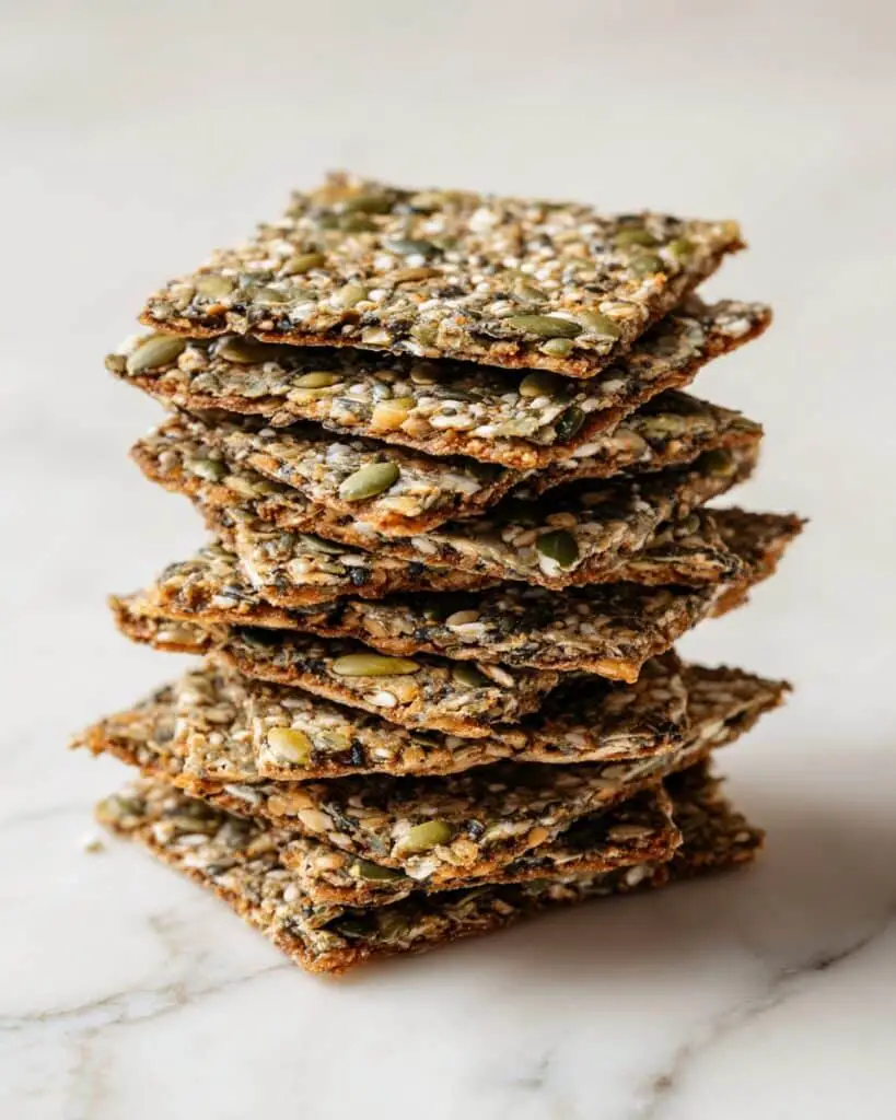 Gluten-Free Seed Crackers (Norwegian Crispbread) Recipe