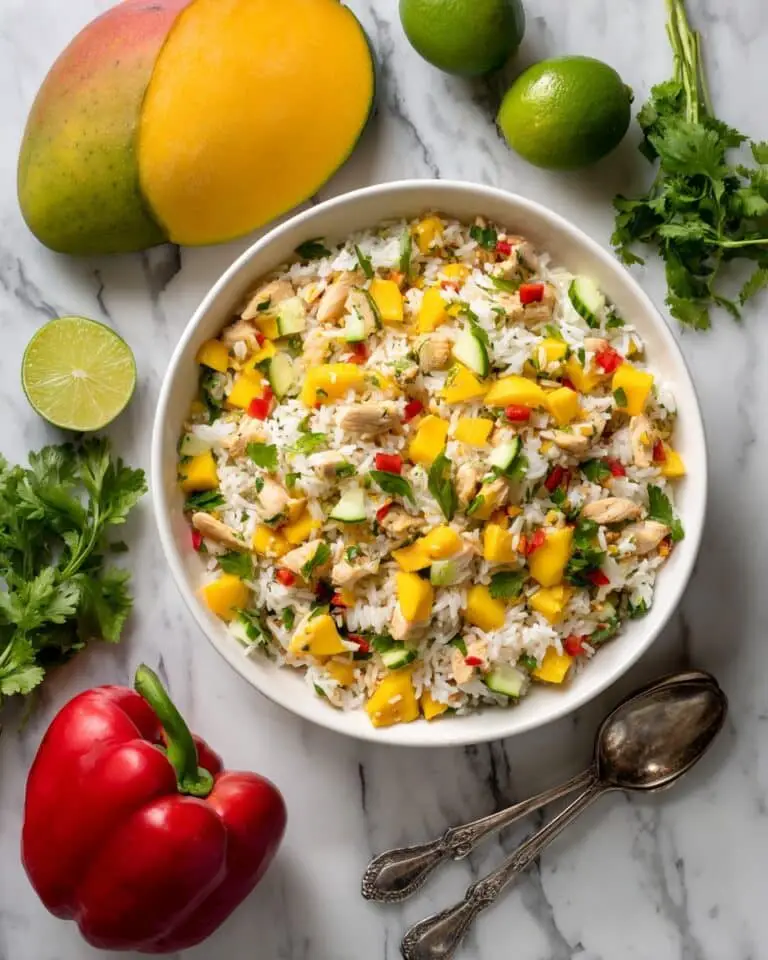 Chicken & Mango Rice Salad Recipe