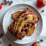 The BEST Strawberry Banana Bread {Paleo, Vegan, Gluten Free} Recipe