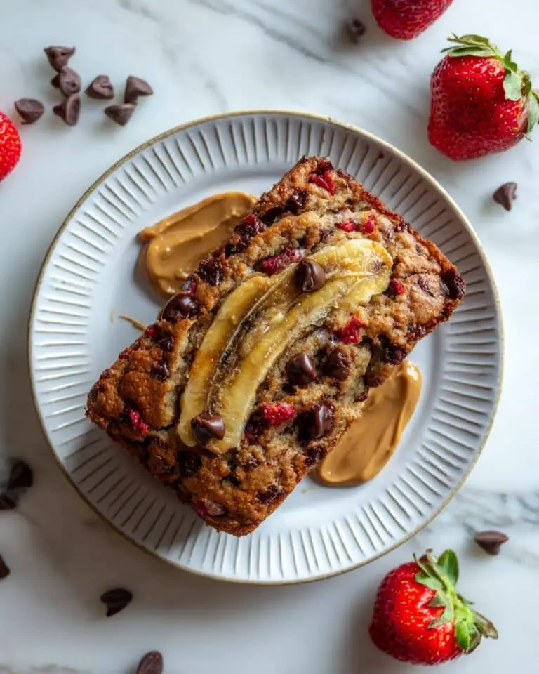 The BEST Strawberry Banana Bread {Paleo, Vegan, Gluten Free} Recipe