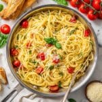Easy Summer Garden Pasta with Cherry Tomatoes and Basil Recipe