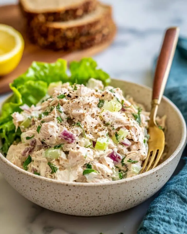 Creamy Tuna Salad with Greek Yogurt and Fresh Herbs Recipe