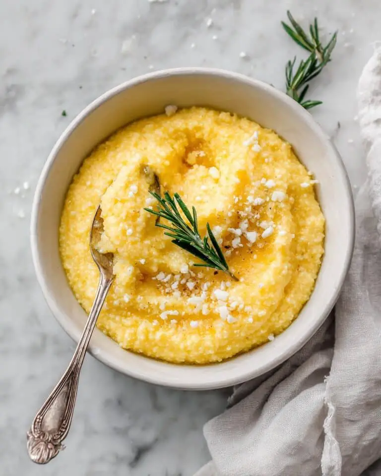 Creamy Parmesan Polenta with Fresh Herbs Recipe