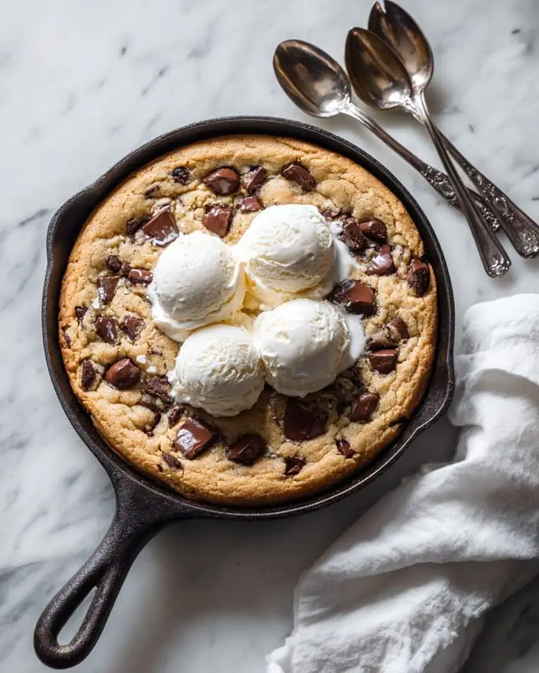 Gooey Skillet Chocolate Chip Cookies Recipe