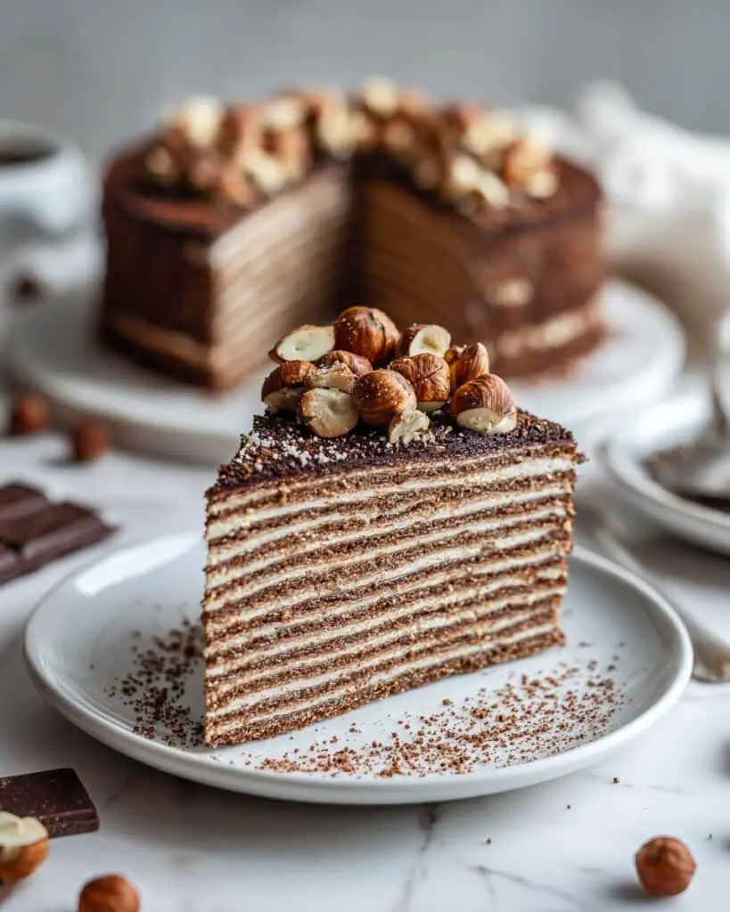 Nutella Crepe Cake Recipe