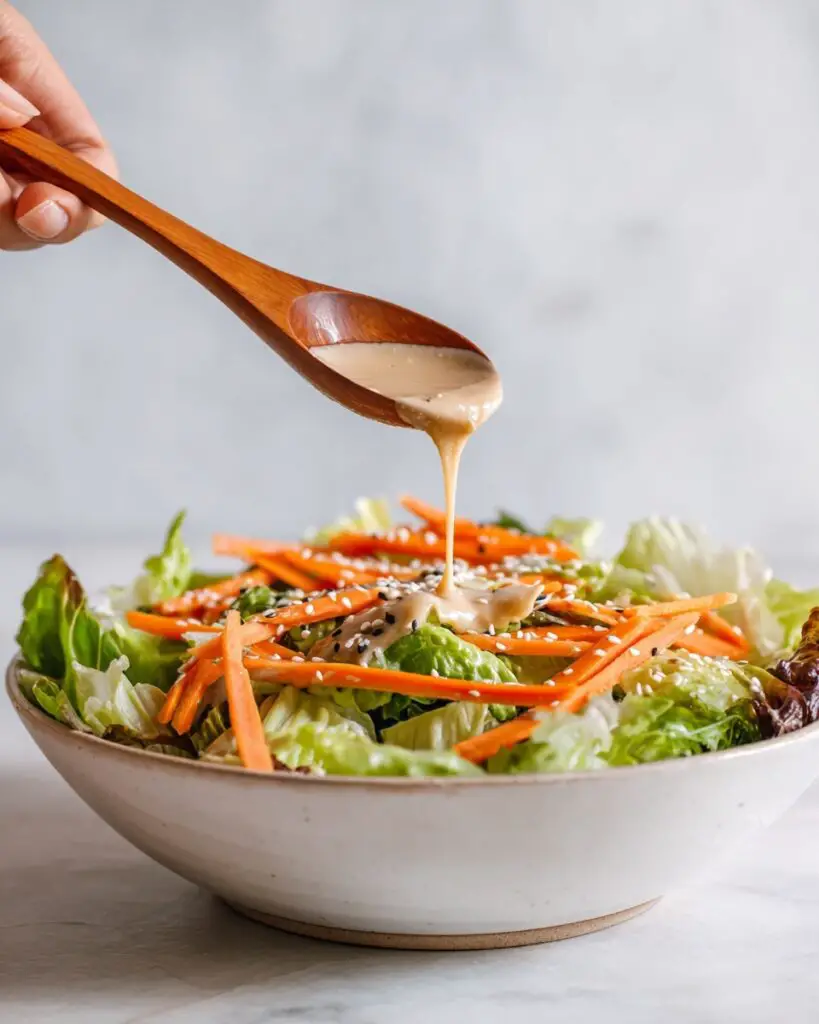 Creamy Japanese Sesame Salad Dressing (Restaurant Style) Recipe