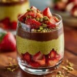 Dubai Chocolate Strawberries with Pistachio Phyllo and Cacao Ganache Recipe