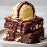 Dark Chocolate and White Chocolate Brownies Recipe