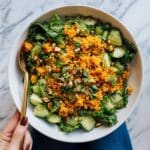 Crispy Rice Salad with Cucumbers and Herbs Recipe