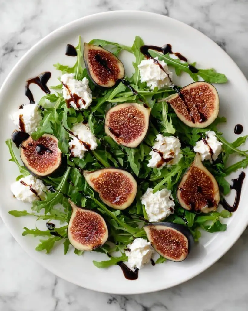 Fig, Arugula, & Burrata Salad Recipe