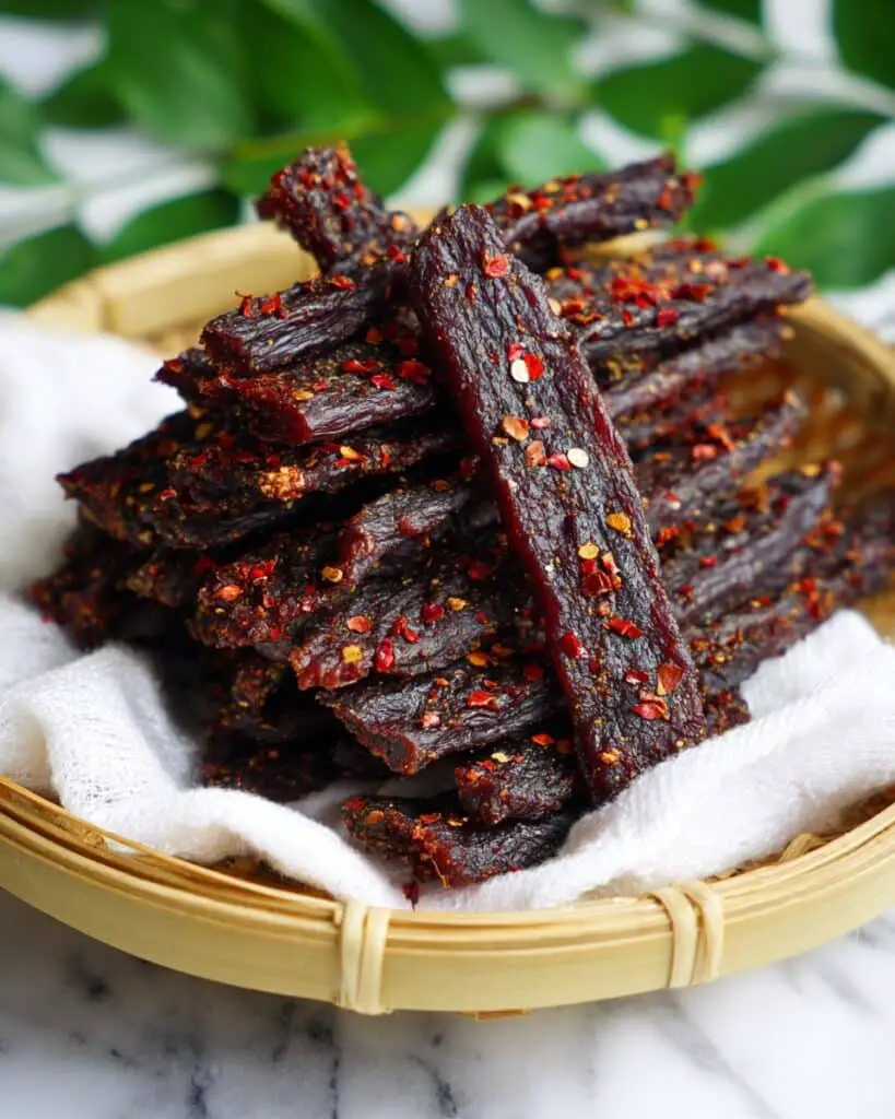 The BEST Sweet & Spicy Beef Jerky Recipe
