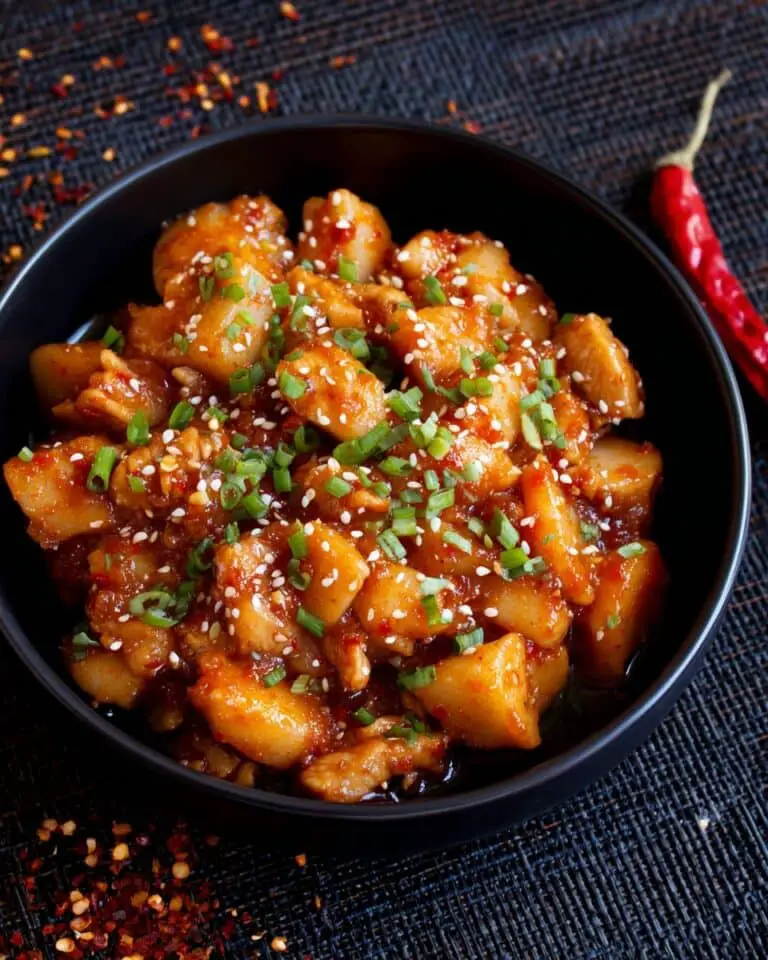 Chicken and Rice Cake Stir Fry Recipe