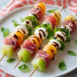 Prosciutto Melon Skewers Recipe