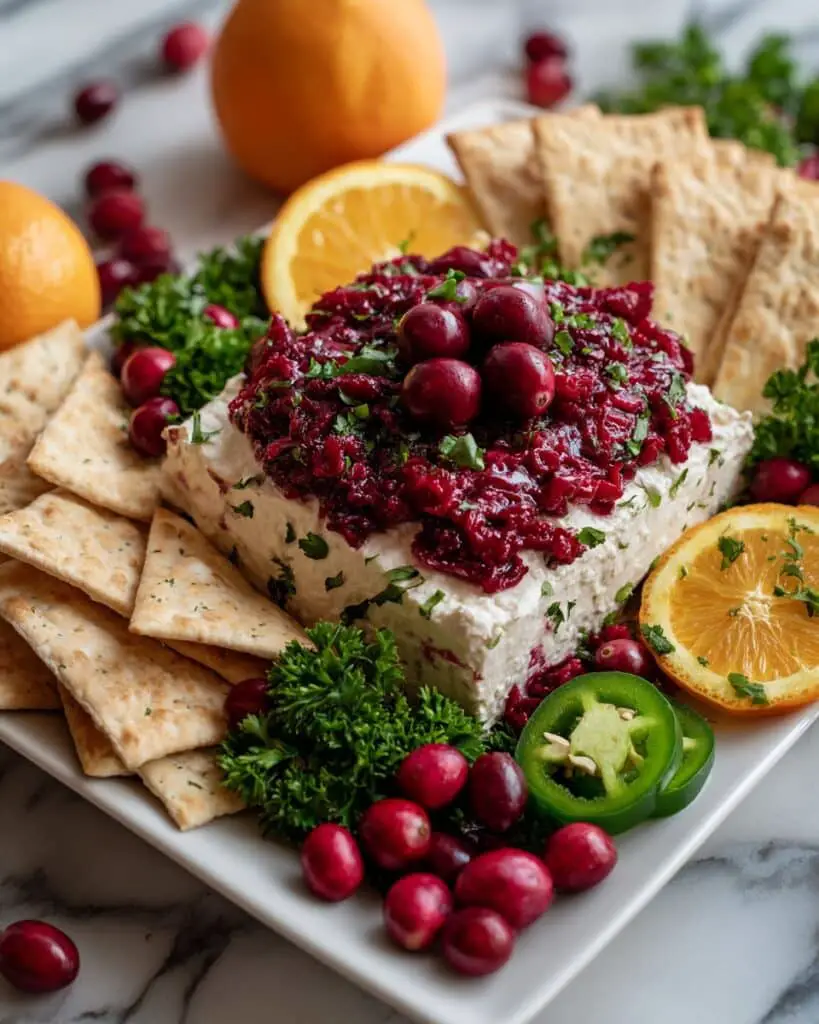 Cranberry Jalapeno Cream Cheese Dip (Holiday Recipe) Recipe