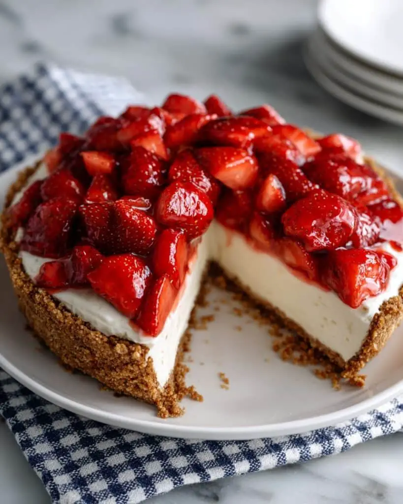 Strawberry Mascarpone Cream Pie Recipe