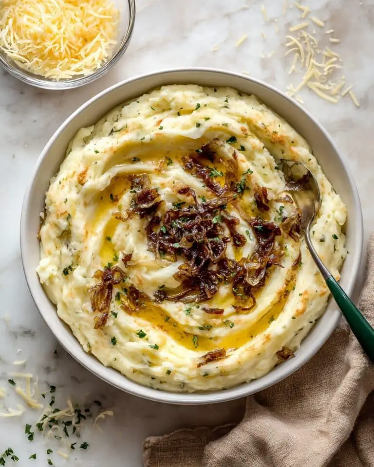 Best Ever Caramelized Onion Mashed Potatoes Recipe