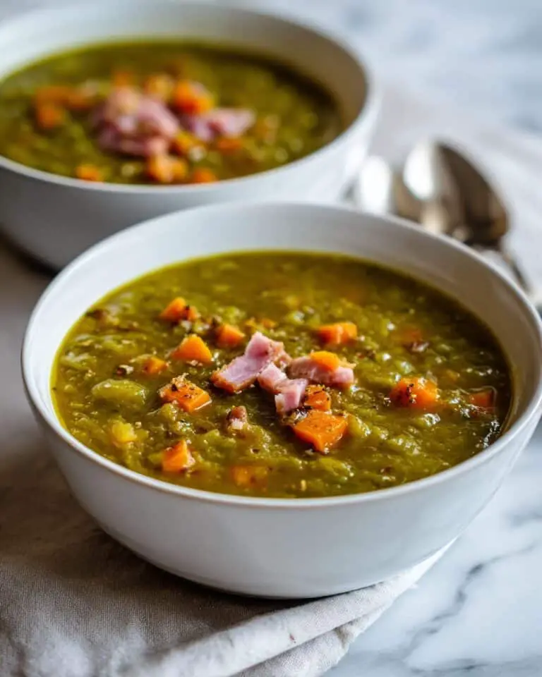 Leftover Ham and Green Split Pea Soup Recipe